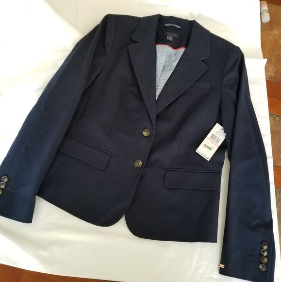 tommy hilfiger navy blue blazer